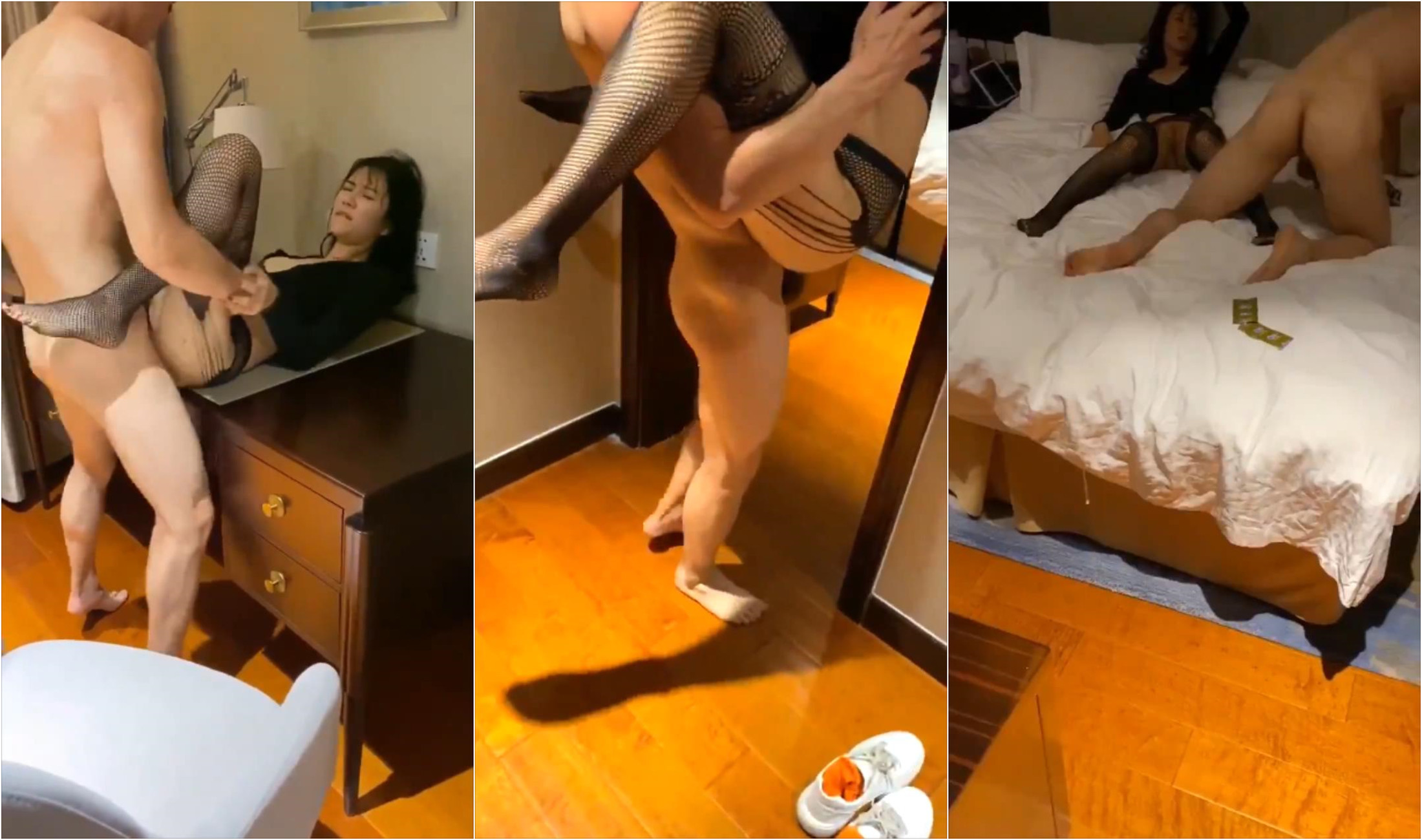 变态男偷内裤又打打飞机，关完如无其事放回去