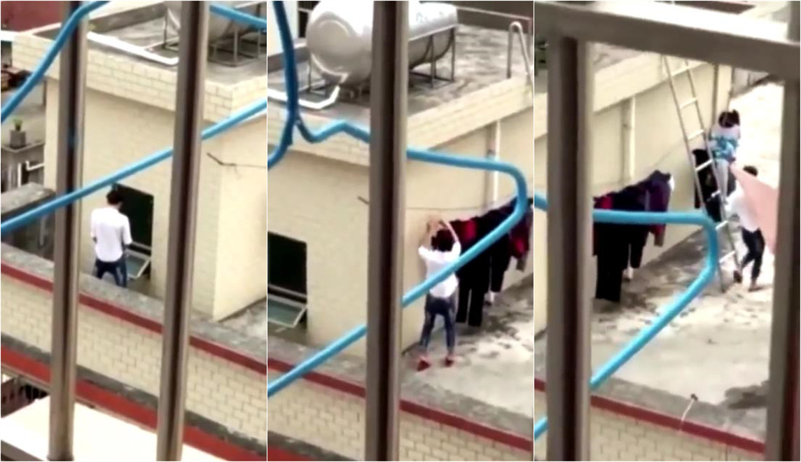【独家泄密】中学女生结交社会渣男被强行插入，男人说话调教女孩疼的叫